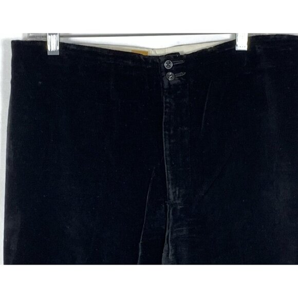 Fox Clothes of London Suit Sz M Black Velvet Vest Pants Lined 2 pc Mike Myers - Picture 11 of 14